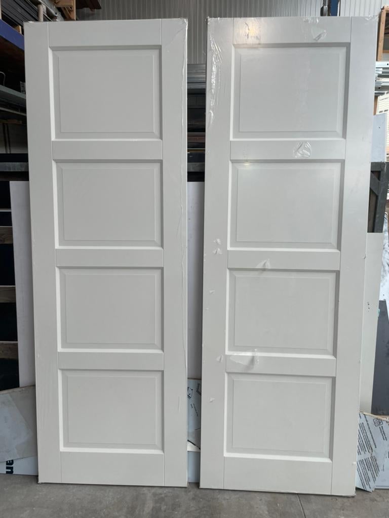 2 paneeldeuren 78x 231,5 nieuw, Ophalen of Verzenden, Nieuw, Binnendeur, 215 cm of meer