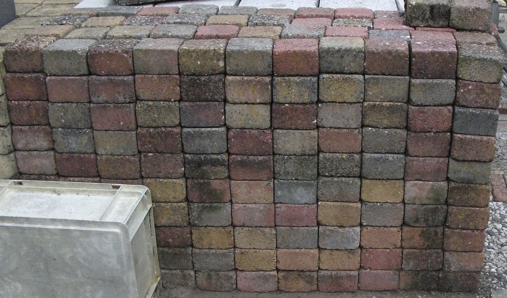 Gratis op te halen ***446 KLINKERS*** 10 x 10 x 6, Tuin en Terras, Tegels en Klinkers, Ophalen, Gebruikt, Minder dan 5 m², Beton