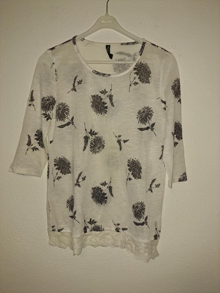 witte jean pascale tuniek maat s, Wit, Ophalen of Verzenden, Zo goed als nieuw, Jean Pascale