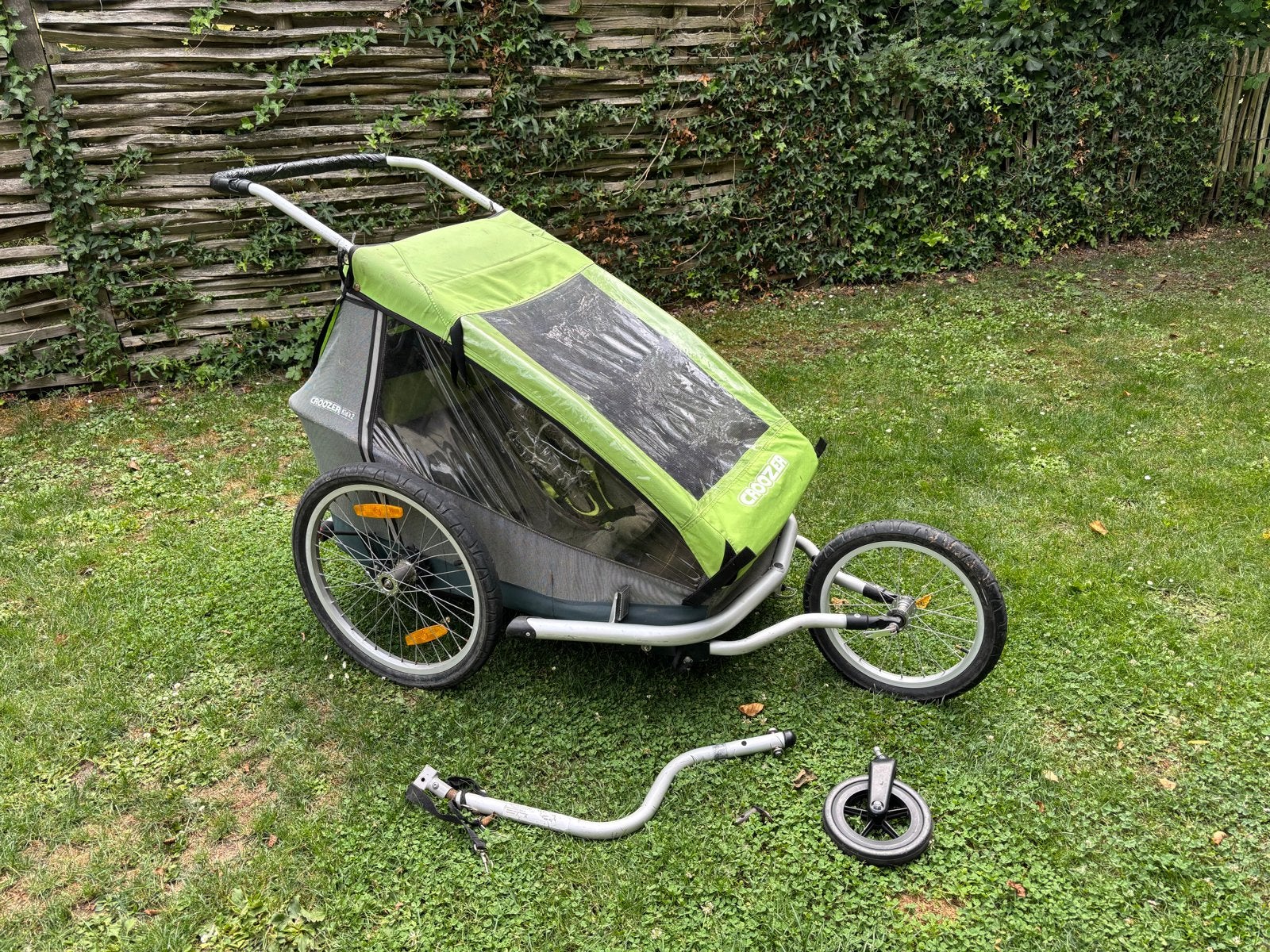 Croozer Kid for 2 fietskar - Kinderkar, Ophalen, Gebruikt, Opvouwbaar, Kinderkar