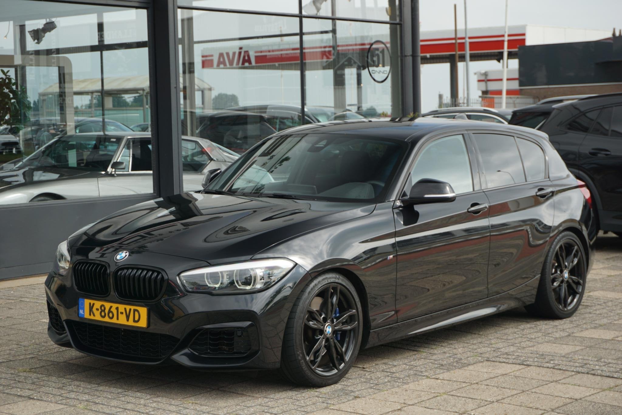 BMW 1-serie M140i High Executive, Auto's, BMW, Achterwielaandrijving, Gebruikt, Automatische klimaatregeling, 2998 cc