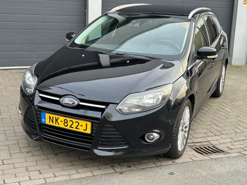 Ford Focus Wagon 1.6 Titanium 182pk 2011 Zwart, Auto's, 1596 cc, 1258 kg, Zwart, 4 cilinders
