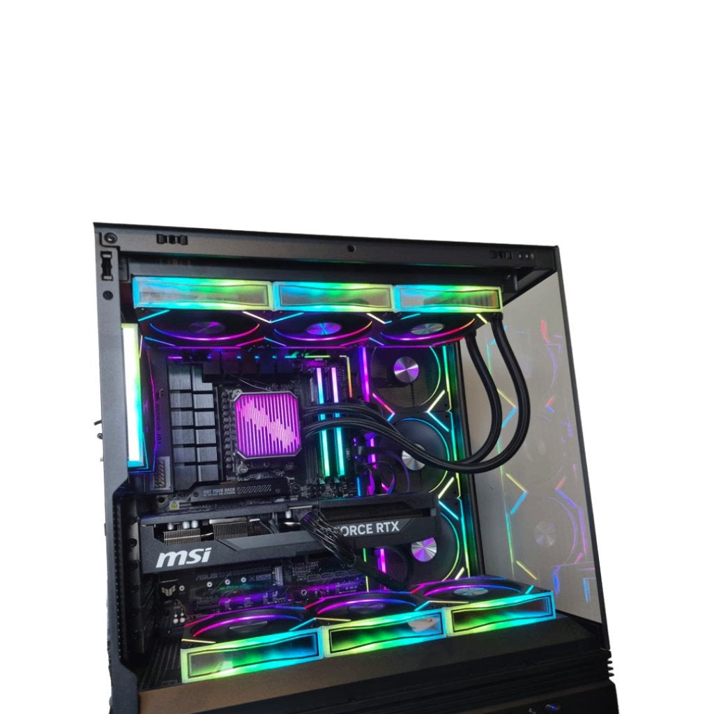 Gaming PC // RTX 5070 ti & AMD Ryzen 7 9700X & 32GB, 7604 HM, 32 GB, DTGParts.Business@gmail.com, Zelf gebouwde pc