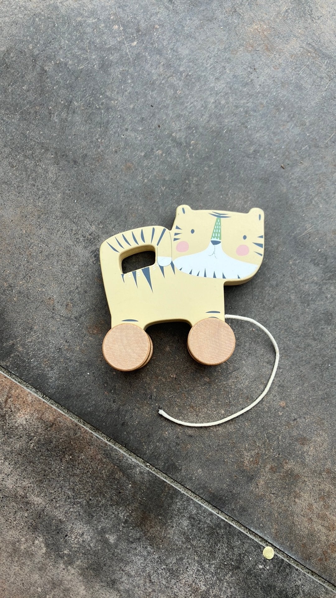Houten poes, Ophalen of Verzenden, Gebruikt