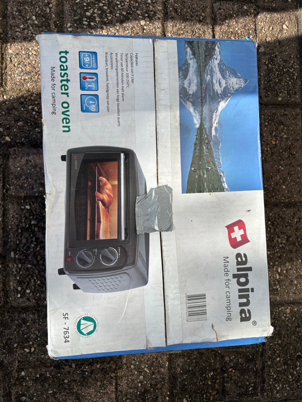 Alpina Mini Oven SF-7634 - Compacte Toaster Oven, Witgoed en Apparatuur, Ovens, Minder dan 45 cm, Overige merken, Ophalen of Verzenden