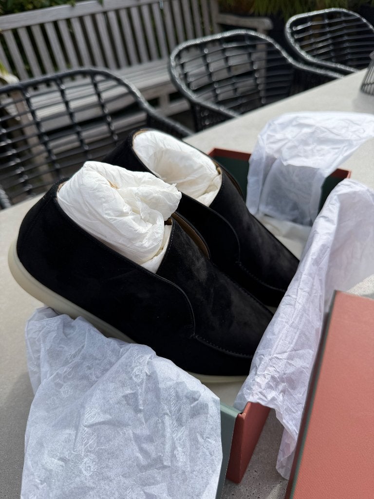 Loro Piana Open Walks Zwart | Ongedragen, Kleding | Heren, Schoenen, Loafers, Zwart, Nieuw, Ophalen of Verzenden