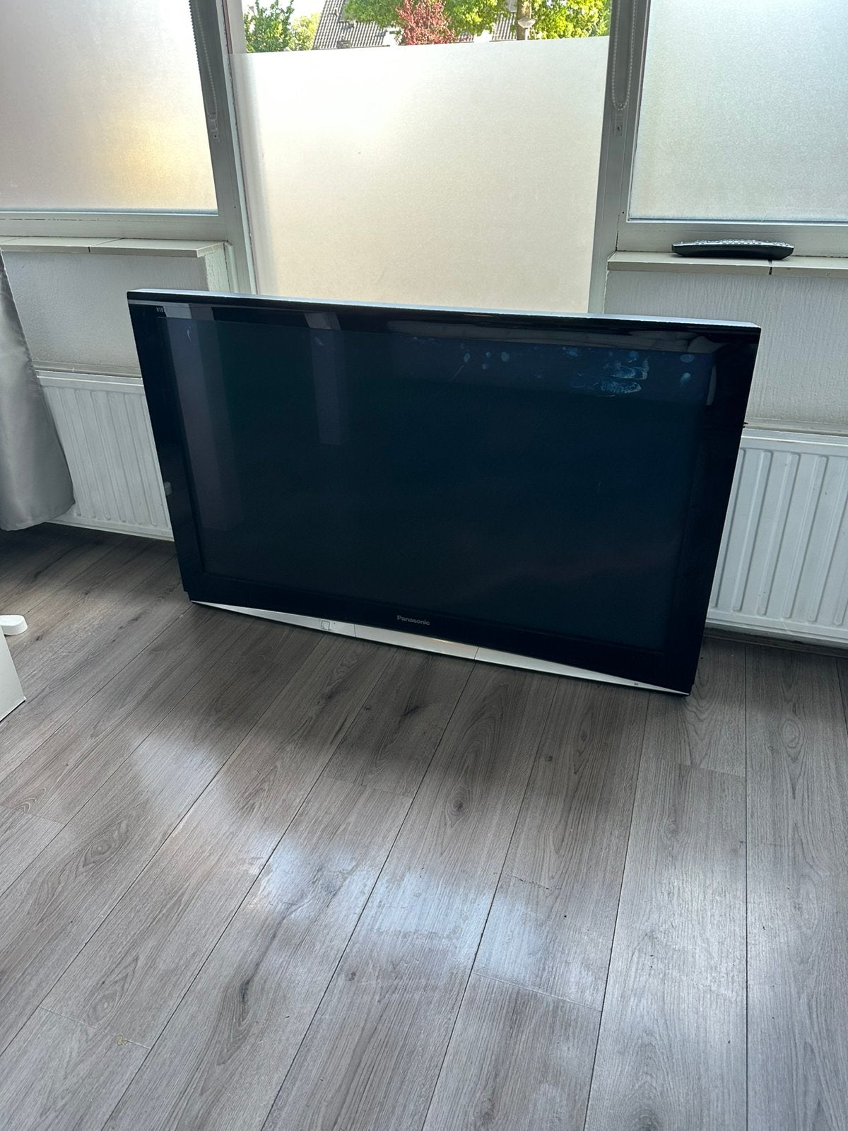 Panasonic 55 inch plasma tv, Ophalen, Panasonic, Zo goed als nieuw, 100 Hz