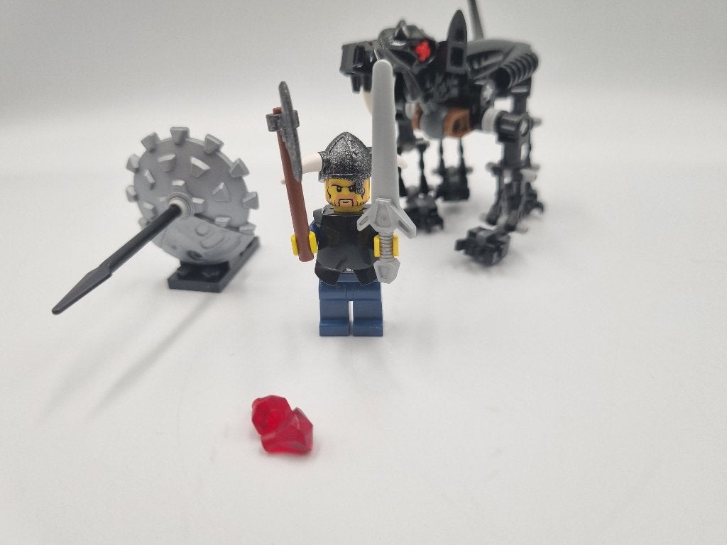 Lego Vikings 7015 Viking Warrior challenges the Fenris Wolf, Kinderen en Baby's, Lego, Ophalen of Verzenden, Zo goed als nieuw