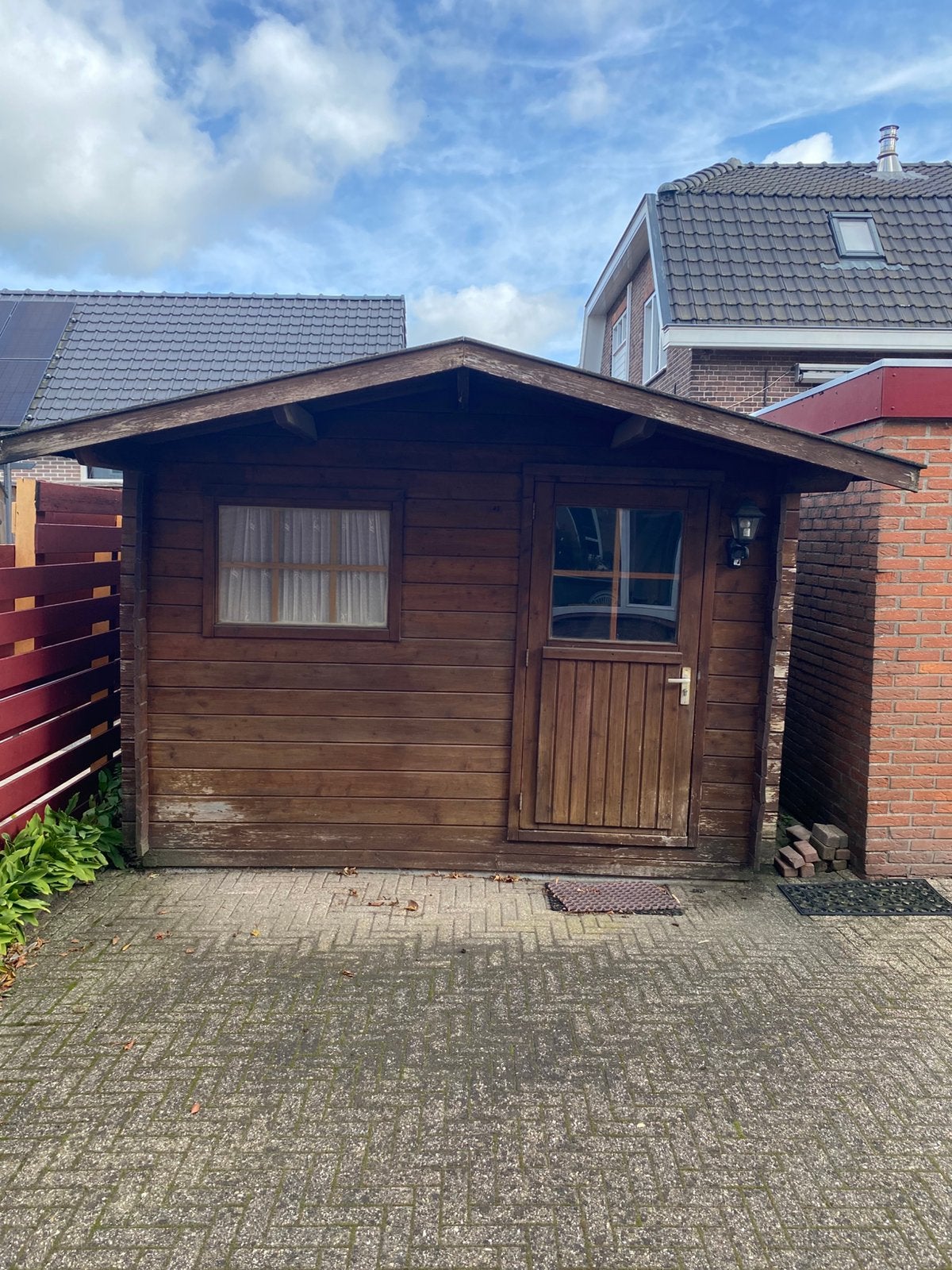 Blokhut/tuinhuisje gebruikt, Ophalen, 250 tot 500 cm, Blokhut, 1 raam