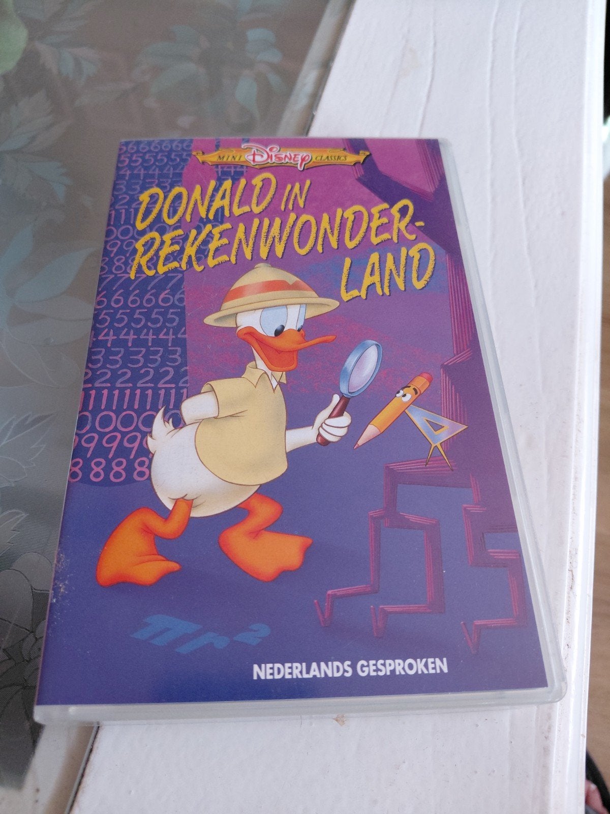 Donald in Rekenwonderland videoband. Disney., Gebruikt, Tekenfilm, Alle leeftijden, Ophalen of Verzenden