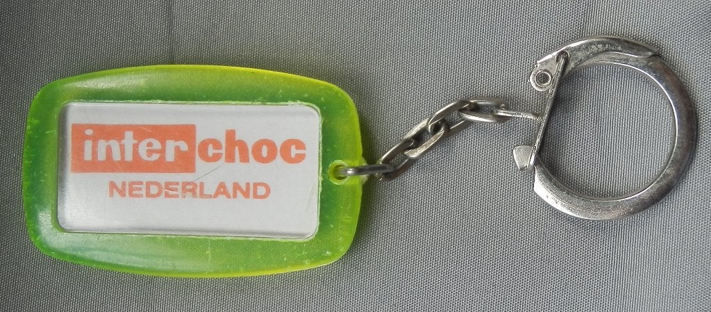 sl64 sleutelhanger interchoc nederland, Ophalen of Verzenden, Gebruikt