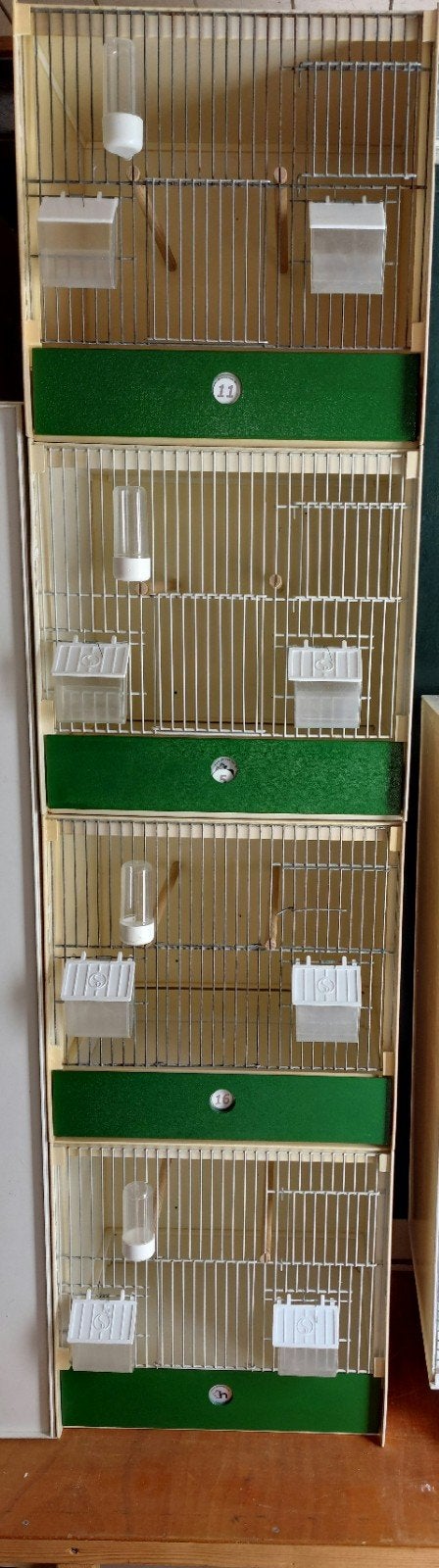 4 losse 40 40 40 heesakkers kunstof broedkooien, Dieren en Toebehoren, Ophalen, Gebruikt, Kunststof, Broedkooi of Kweekkooi