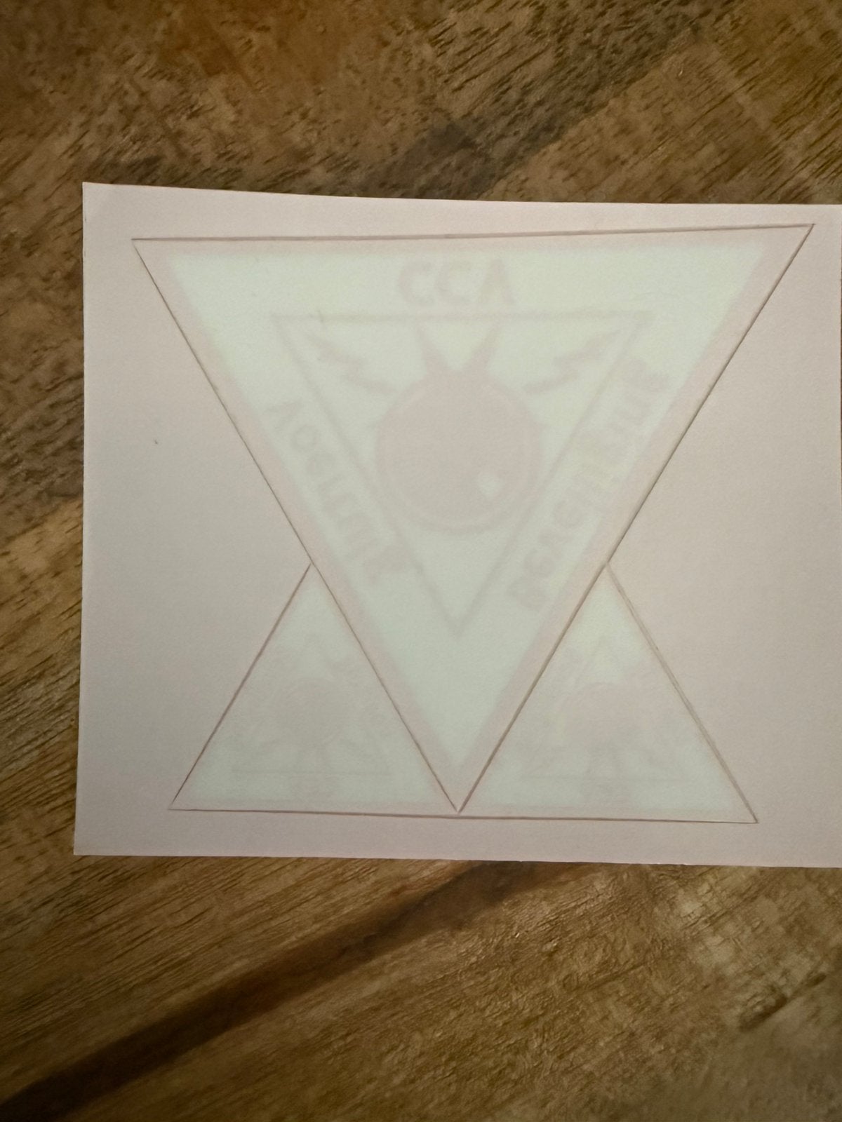 Originele SCM/CCV Alarmsticker, Ophalen of Verzenden