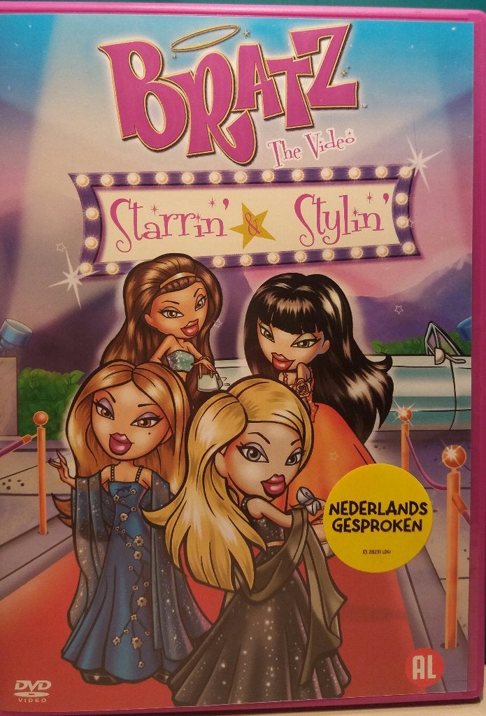 Bratz: Starrin' & Stylin' - Krasvrije DVD Nederl gesproken, Animatie, Alle leeftijden, Zo goed als nieuw, Film