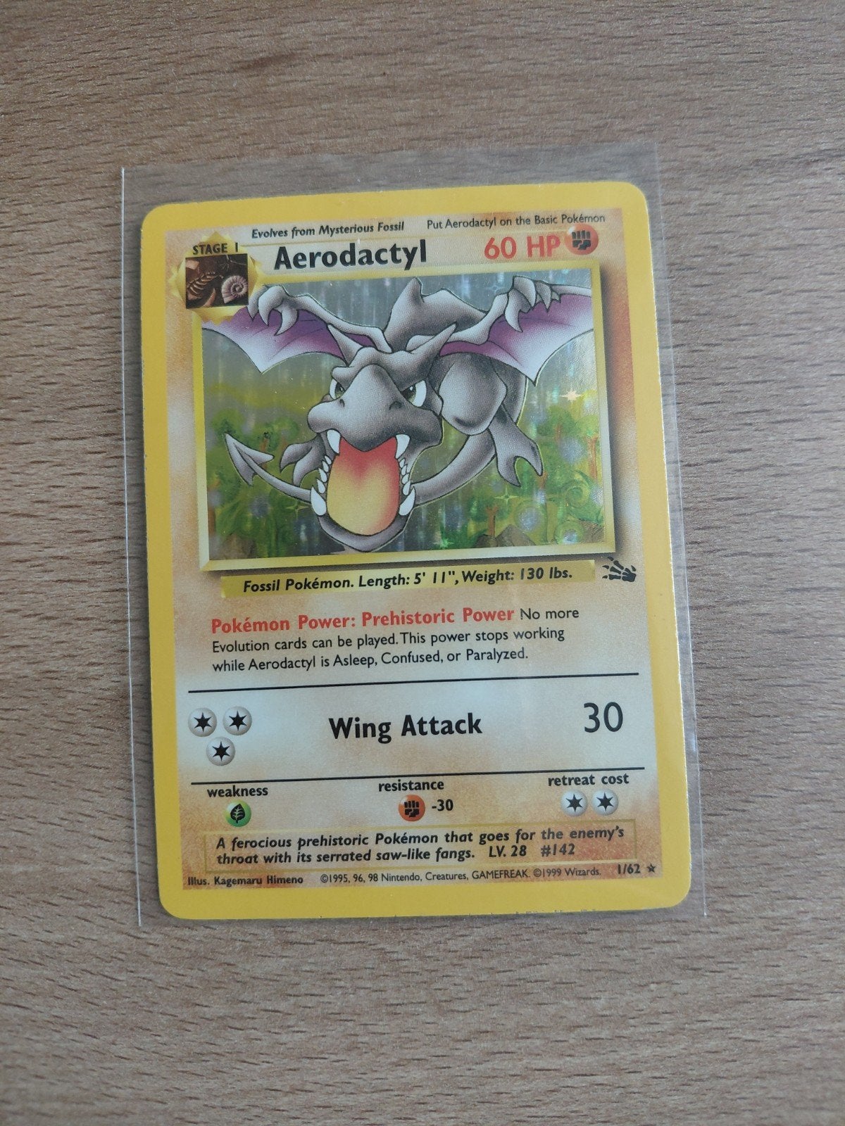 Aerodactyl - Fossil - 1/62, Ophalen of Verzenden