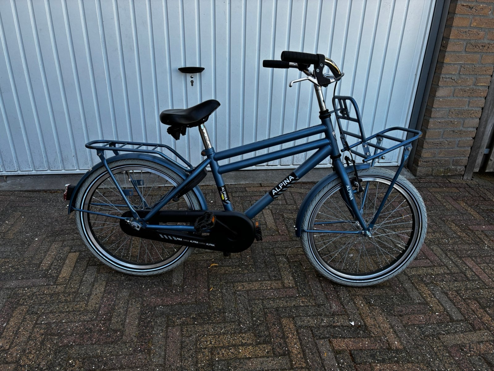 Alpina Cargo 20inch jongensfiets blauw, Fietsen en Brommers, Fietsen | Jongens, Ophalen, Terugtraprem, Gebruikt, Handrem