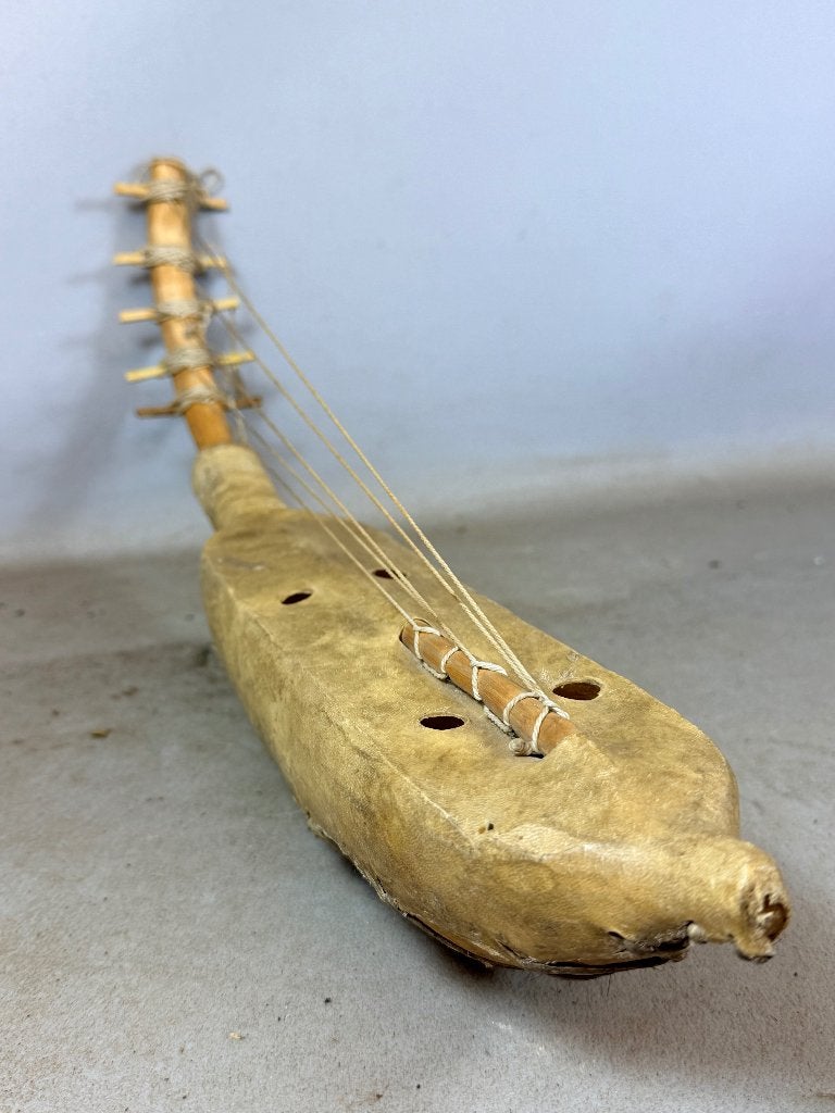 260722 Afrikaans Traditional Rare Bamileke harp - Cameroon., Antiek en Kunst, Ophalen of Verzenden