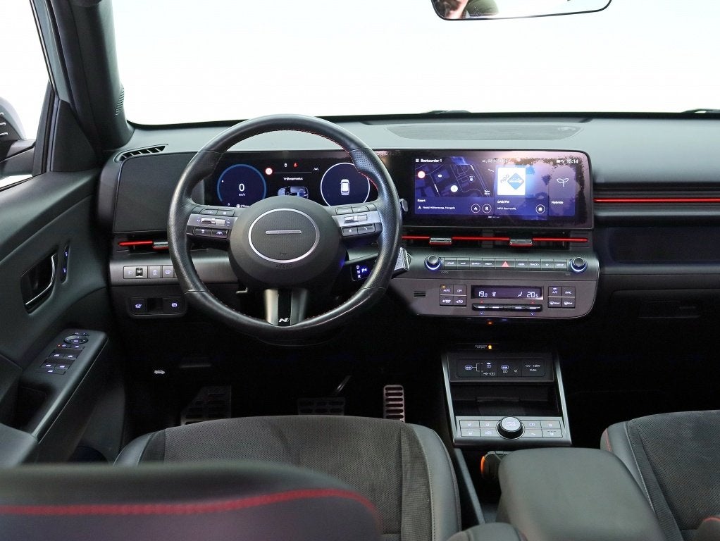 Hyundai KONA 1.6 GDI HEV N Line | Trekhaak | All-seasonbande, Auto's, Gebruikt, Origineel Nederlands, Verwarmde buitenspiegels