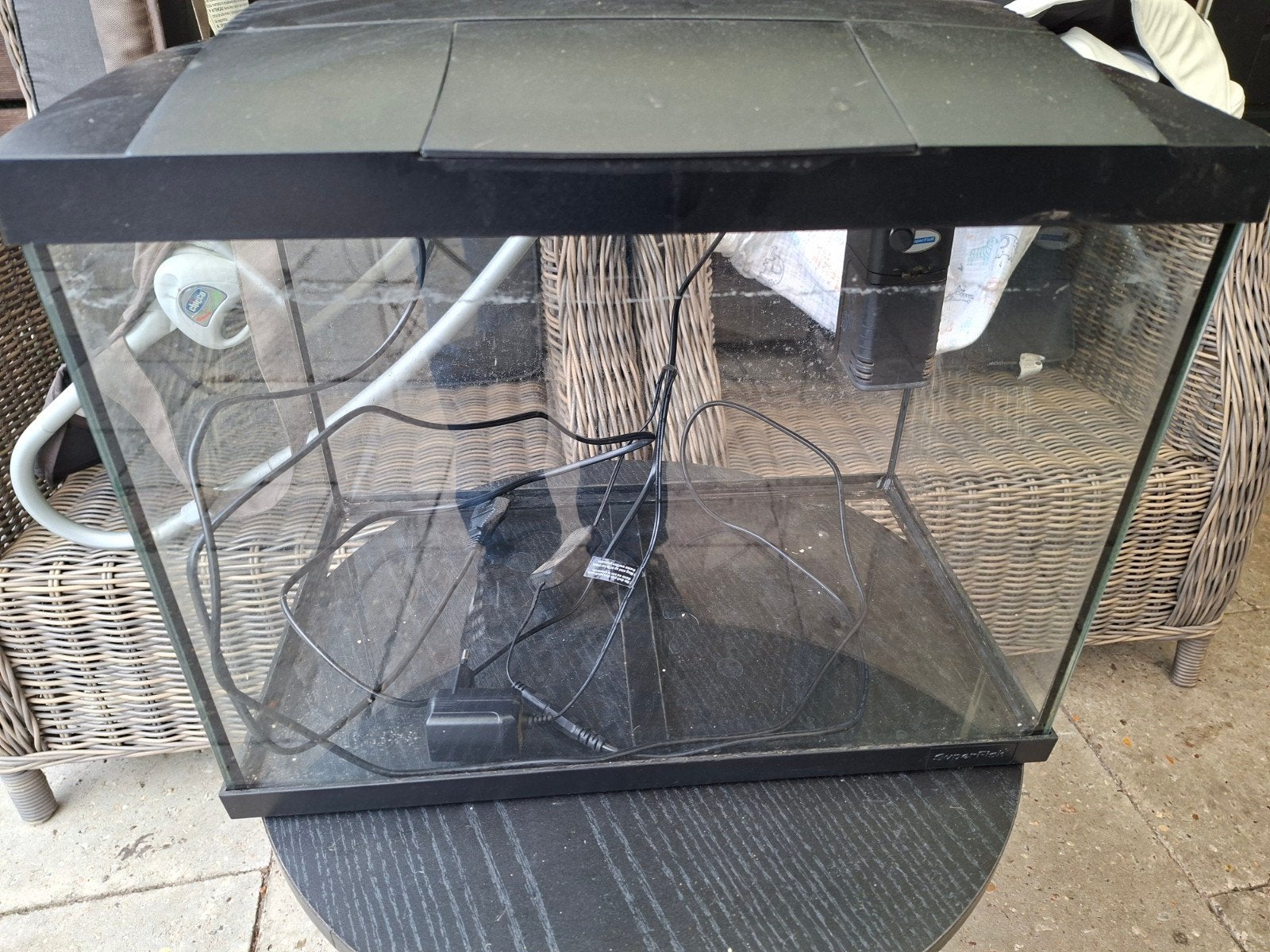 aquarium, Dieren en Toebehoren, Vissen | Aquaria en Toebehoren, Ophalen, Inclusief deksel, Gebruikt, Superfish