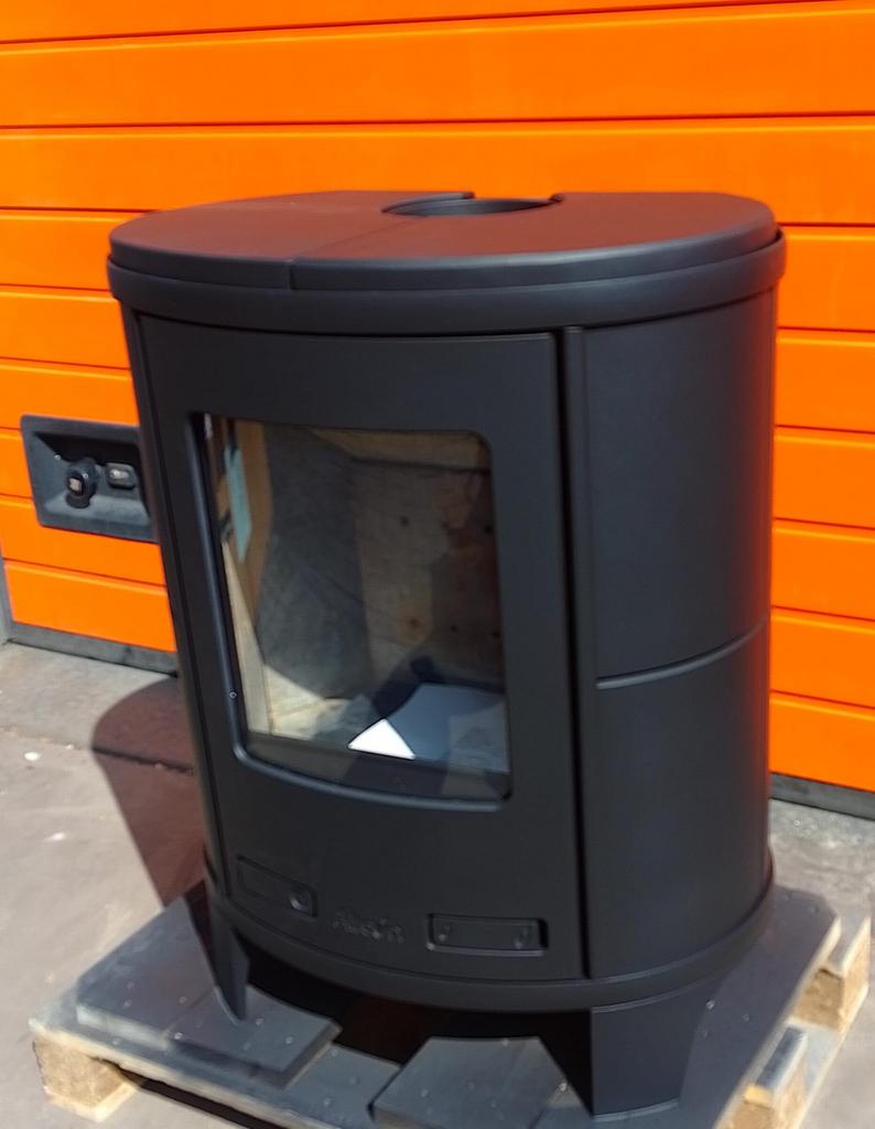 Showroom model: Altech Ecosy houtkachel, 8,5kW, Huis en Inrichting, Kachels, Ophalen, Zo goed als nieuw, Hout, Houtkachel