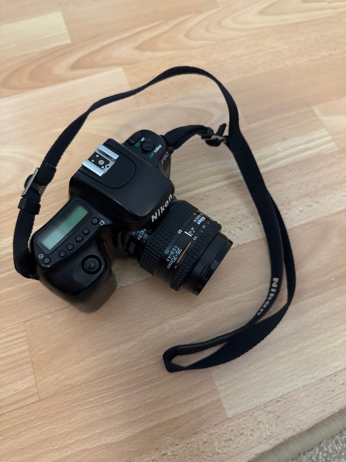 Nikon F50 spiegelreflexcamera met 35-70mm lens, Ophalen of Verzenden, Gebruikt, Spiegelreflex, Nikon