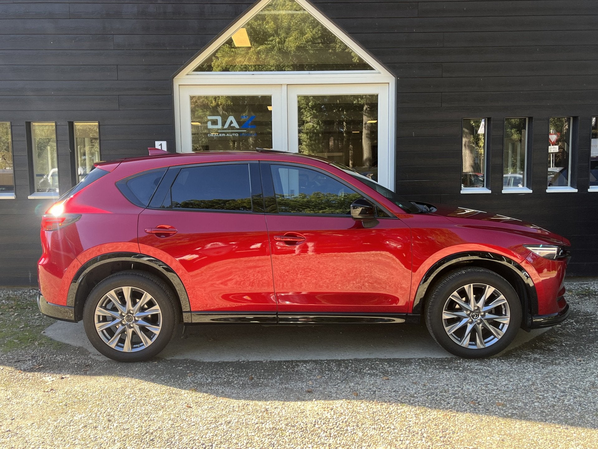 Mazda CX-5 2.5 SkyActiv-G 194 Signature Aut/Ecc/Leer/Navi/Da, Auto's, 4 cilinders, 2000 kg, Leder, Bedrijf