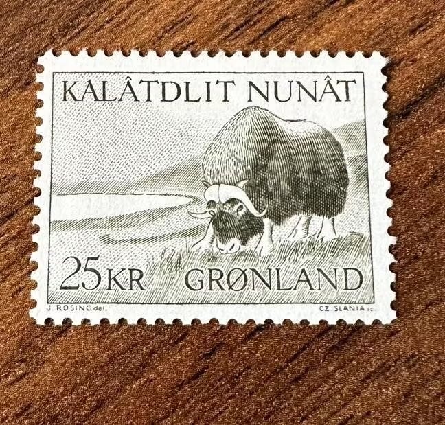 Groenland 1969 Muskusos 25 Kr Postfris dieren, Ophalen of Verzenden, Denemarken, Postfris