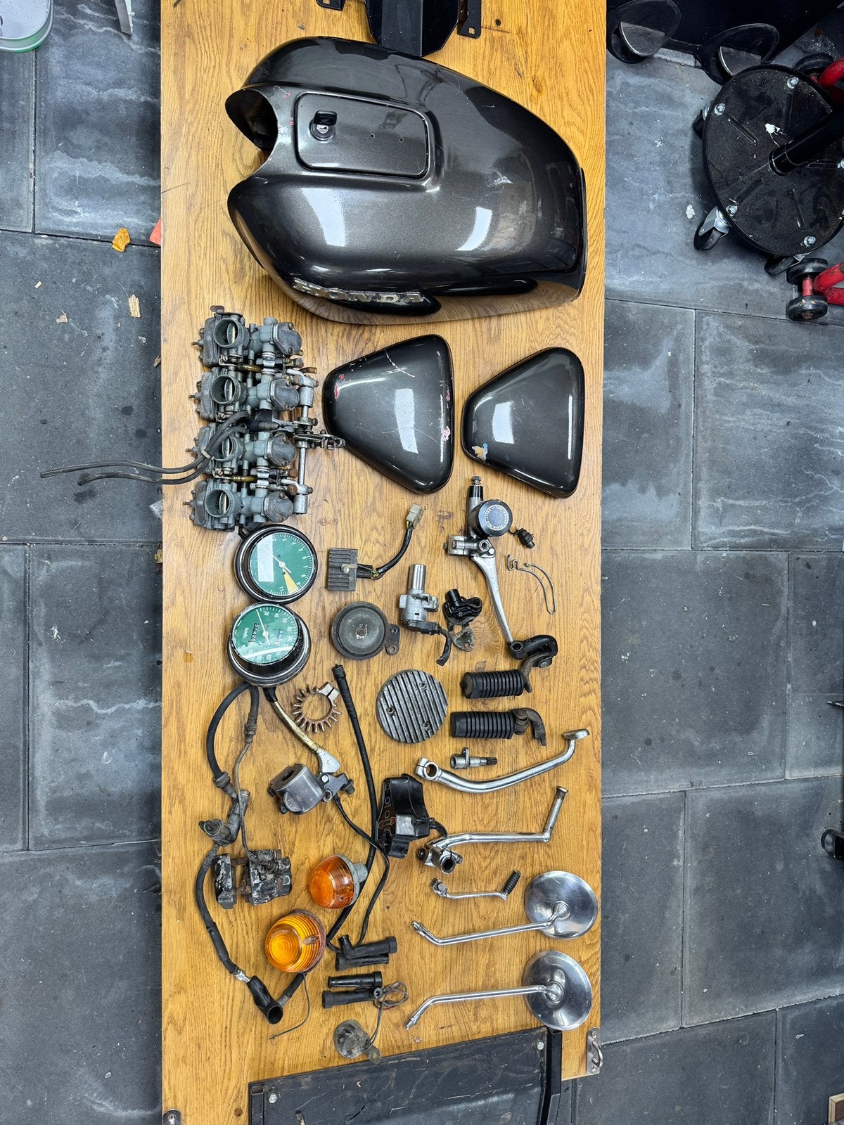 Honda cb550 cb550f onderdelen, Motoren, Ophalen of Verzenden, Gebruikt