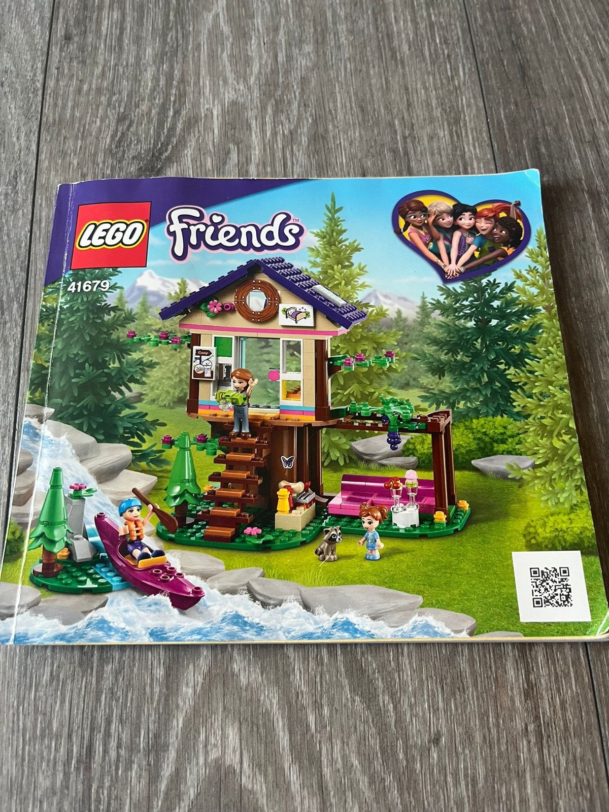 LEGO Friends 41679 Boshuisje met doos, Lego, Friends, Ophalen of Verzenden, Zo goed als nieuw