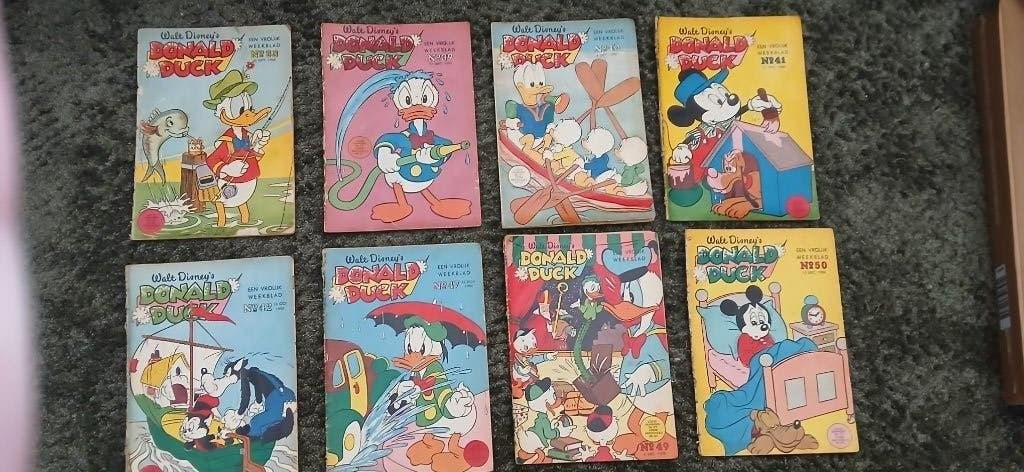 Donald Duck - weekbladen jaren 50 en 60 - 26 stuks, Meerdere stripboeken, Ophalen of Verzenden, Gelezen, Donaldduck