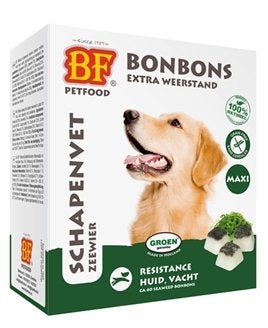 BF PETFOOD SCHAPENVET MAXI BONBONS ZEEWIER 40 ST, Ophalen of Verzenden, Hond