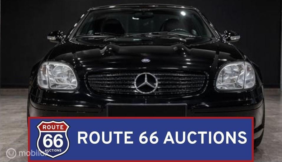 Mercedes-Benz SLK 32 AMG | 1999 | Route 66 Auctions, Overige carrosserieën, Zwart, Mercedes-Benz, Bedrijf