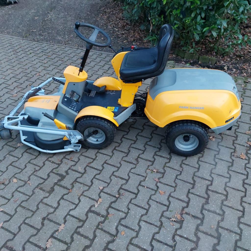 Stiga Park Ranger 16Pk Honda maaid 120cm frontmaai zitmaaier, Tuin en Terras, Ophalen, Gebruikt, Mulchfunctie, 90 tot 120 cm
