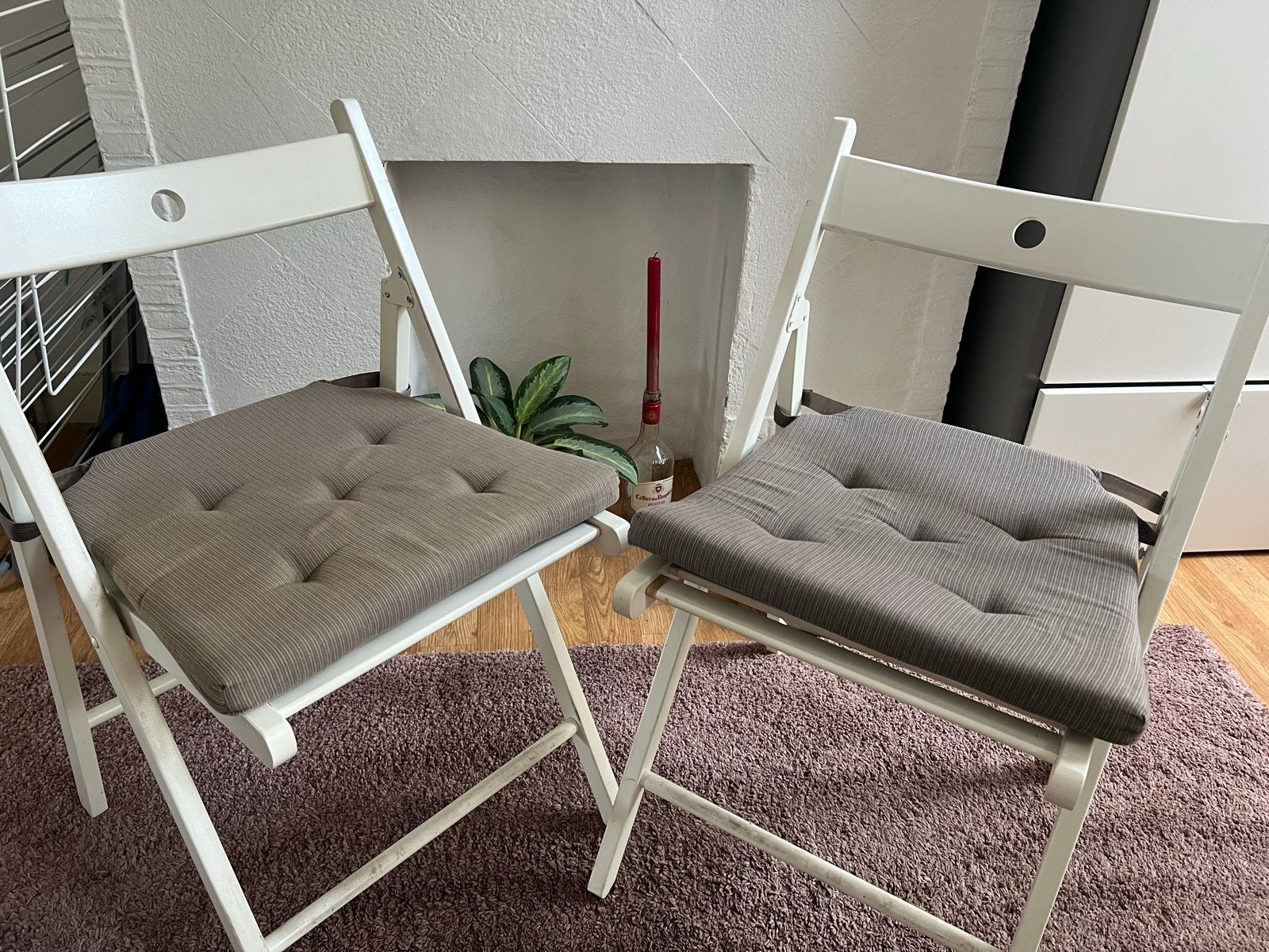 IKEA Terje klapstoelen (lijken op Frösvi), Ophalen, Gebruikt, Twee, Wit
