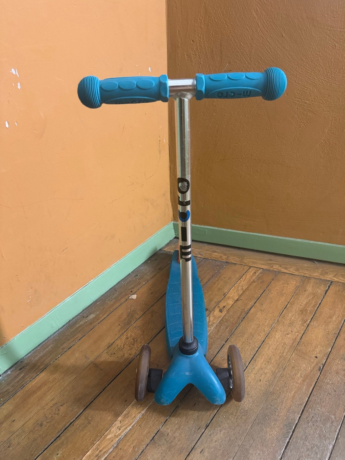 Micro step voor kinderen - Blauwgroen, Fietsen en Brommers, Ophalen, Gebruikt, Gewone step