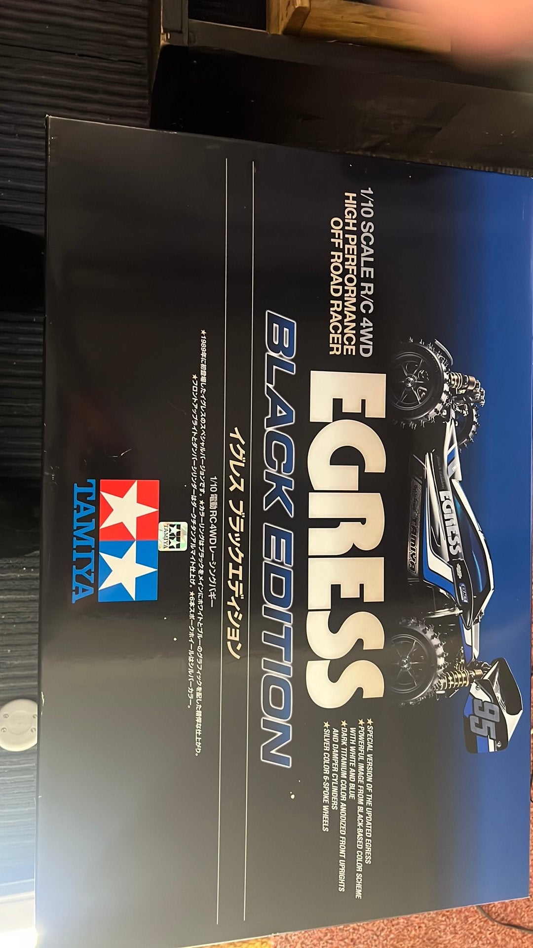 Tamiya Egres Black Edition nieuw, Elektro, Auto offroad, Nieuw, Ophalen of Verzenden