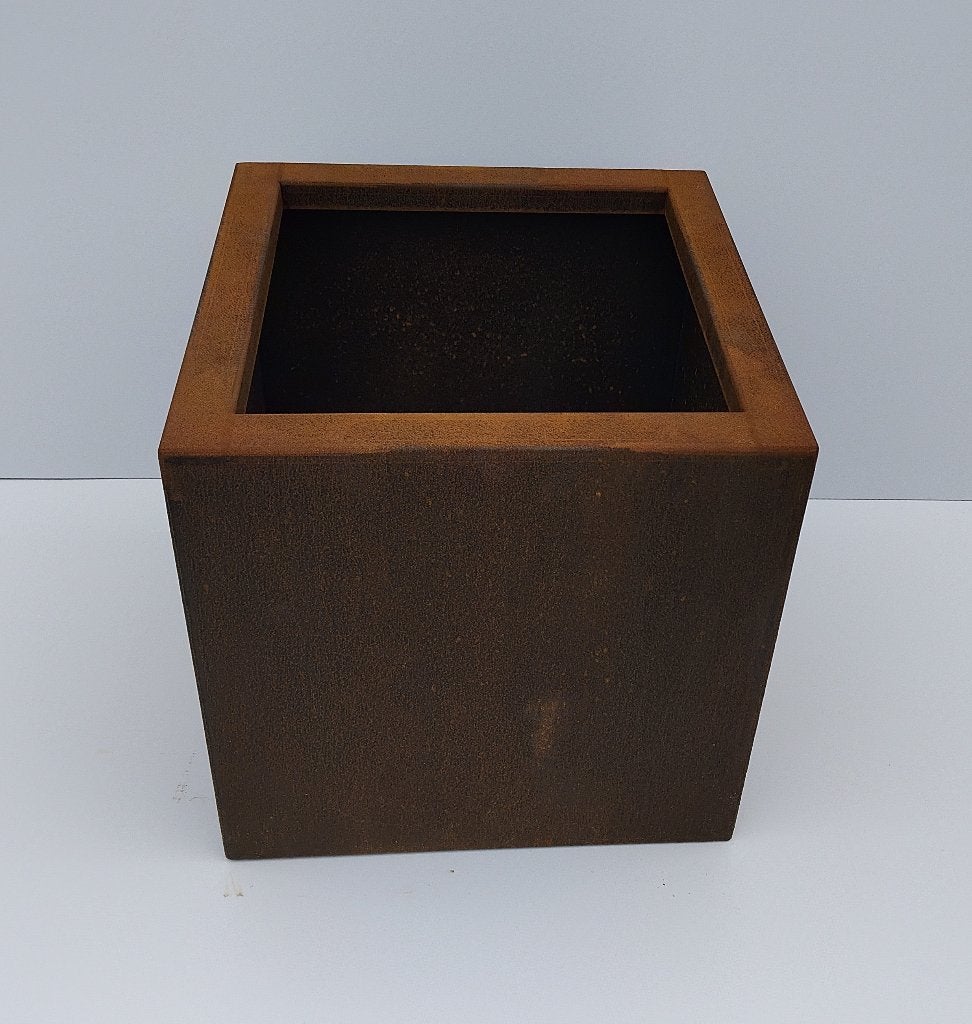 Cortenstaal plantenbak 500x500x500, Tuin en Terras, Ophalen, Minder dan 60 cm, Vierkant, Nieuw