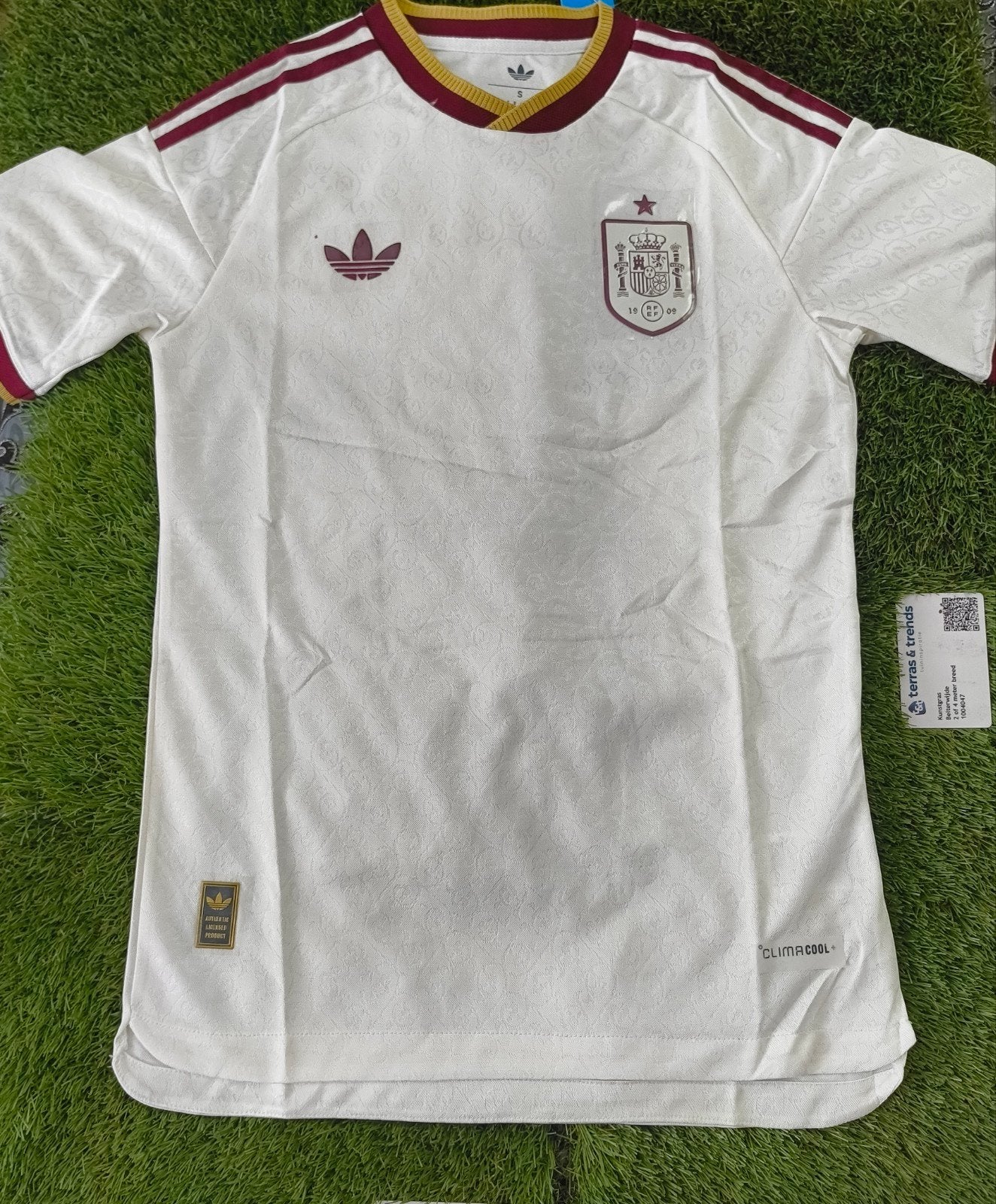 Adidas Spanje Voetbalshirt - Wit (Maat S), Kleding | Heren, Sportkleding, Wit, Nieuw, Ophalen of Verzenden, Adidas