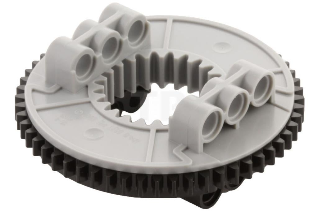 technic Lego draaischijf groot type 2 grijs, Lego, Ophalen of Verzenden, Zo goed als nieuw, Technic