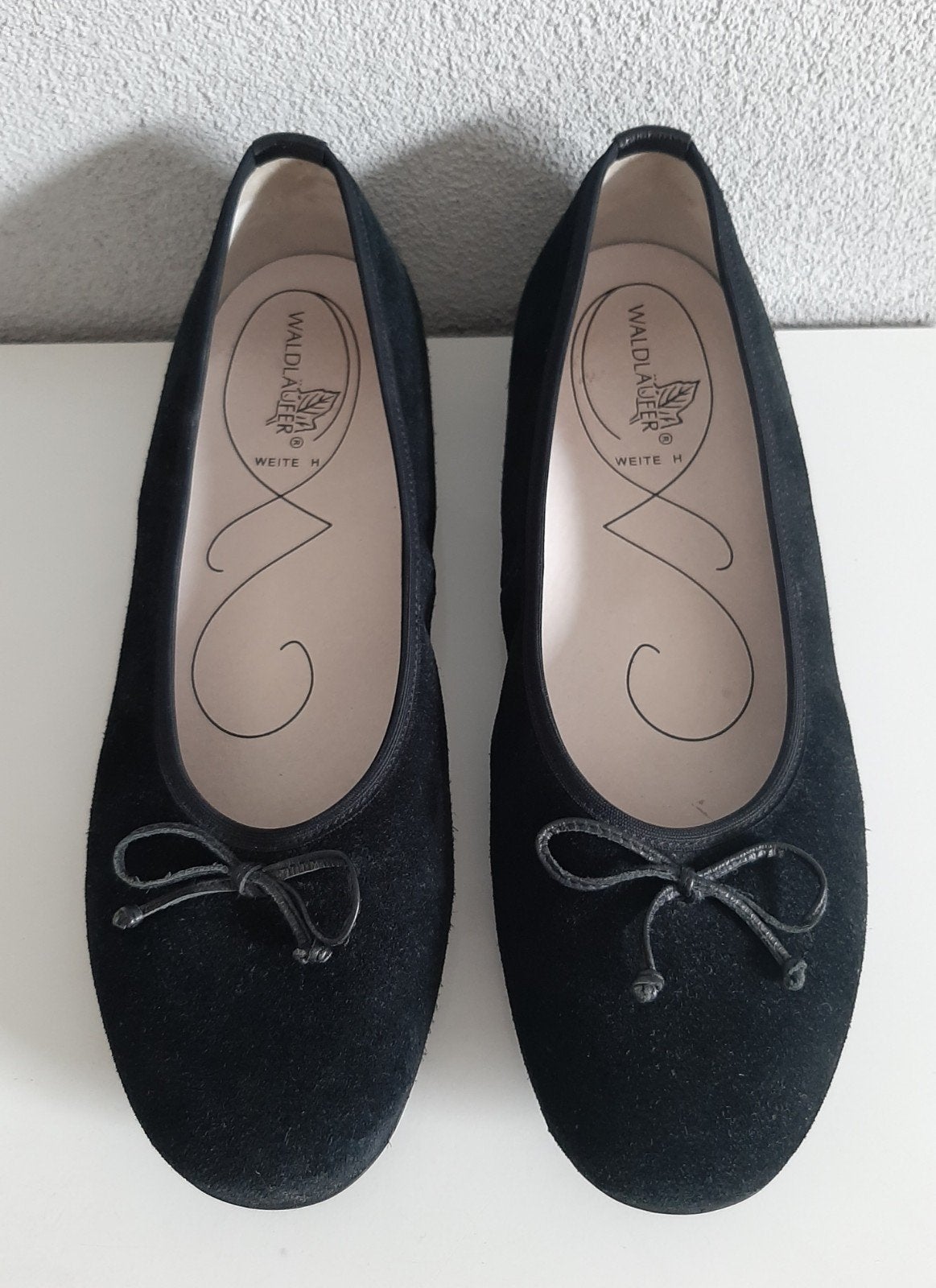 Waldläufer zwarte suède ballerina's maat 7 (40,5) H, Kleding | Dames, Waldlaufer, Zwart, Zo goed als nieuw, Ballerina's