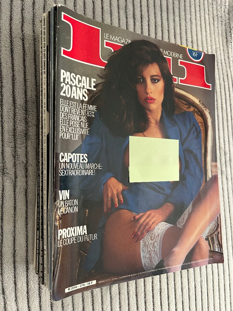 13 oude Franse LUI - magazines (jaren'80-'90), Ophalen of Verzenden, 1980 tot heden, Buitenland, Tijdschrift