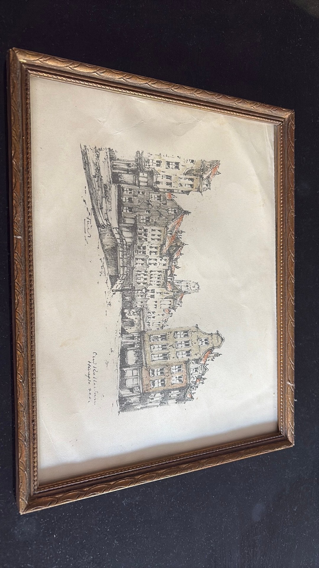 Pentekening, Ophalen, Tekening, Pentekening, Met ophangsysteem