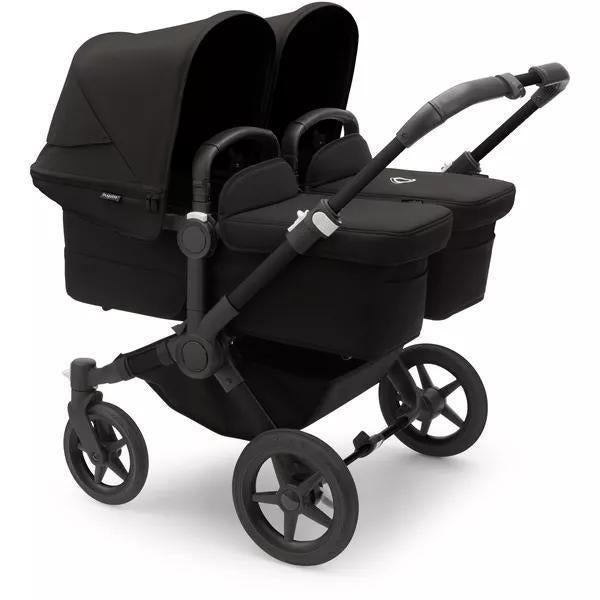 Bugaboo Donkey 5 Twin Zwart, Nieuw, Bugaboo, Ophalen of Verzenden, Combiwagen