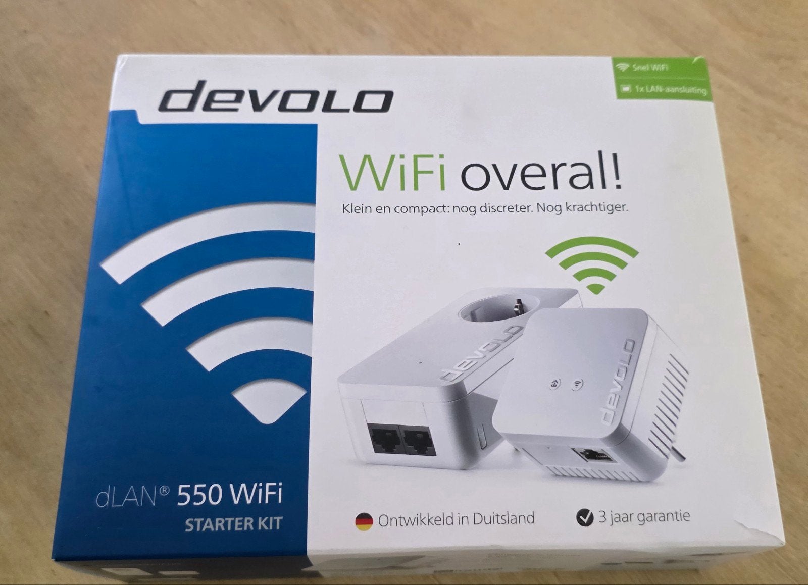 Devolo dLAN 550 WiFi Powerline Starter Kit - Nieuw, Ophalen of Verzenden, Zo goed als nieuw, Devolo