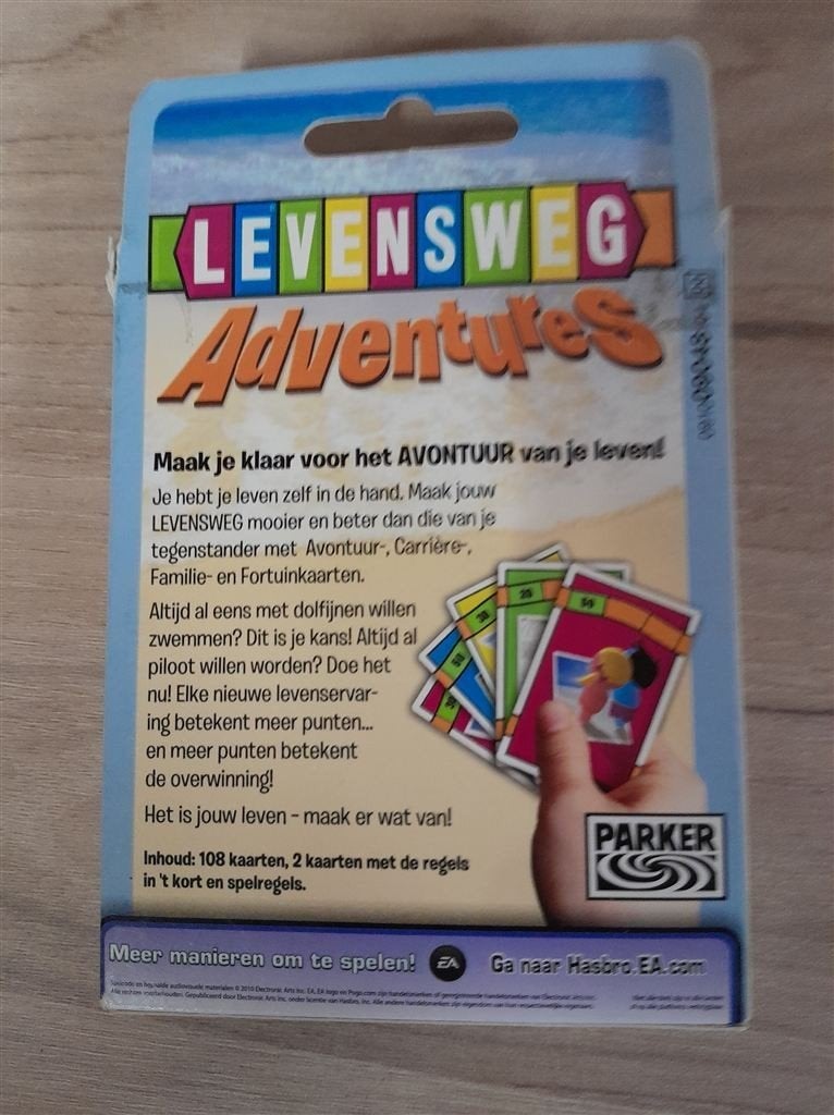 Levensweg adventures kaartspel - s1433, Verzenden, Zo goed als nieuw