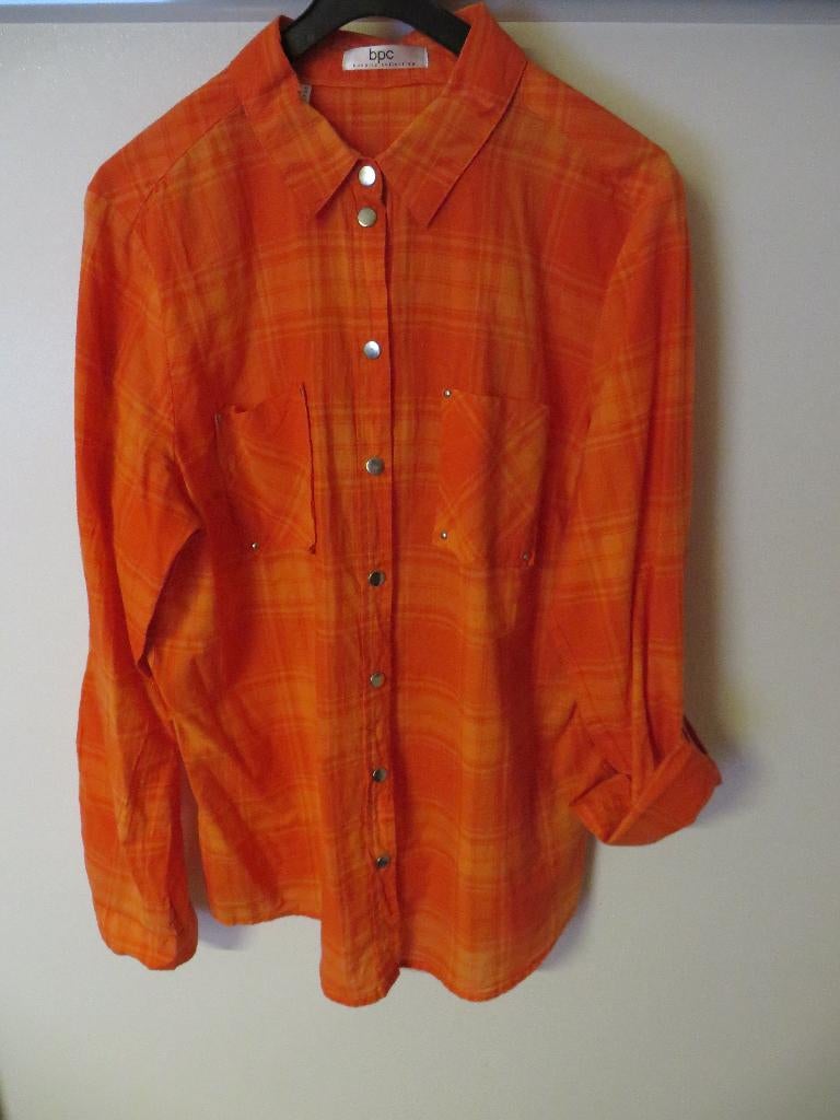 Oranje blouse, Oranje, Zo goed als nieuw, Bon Pri, Ophalen