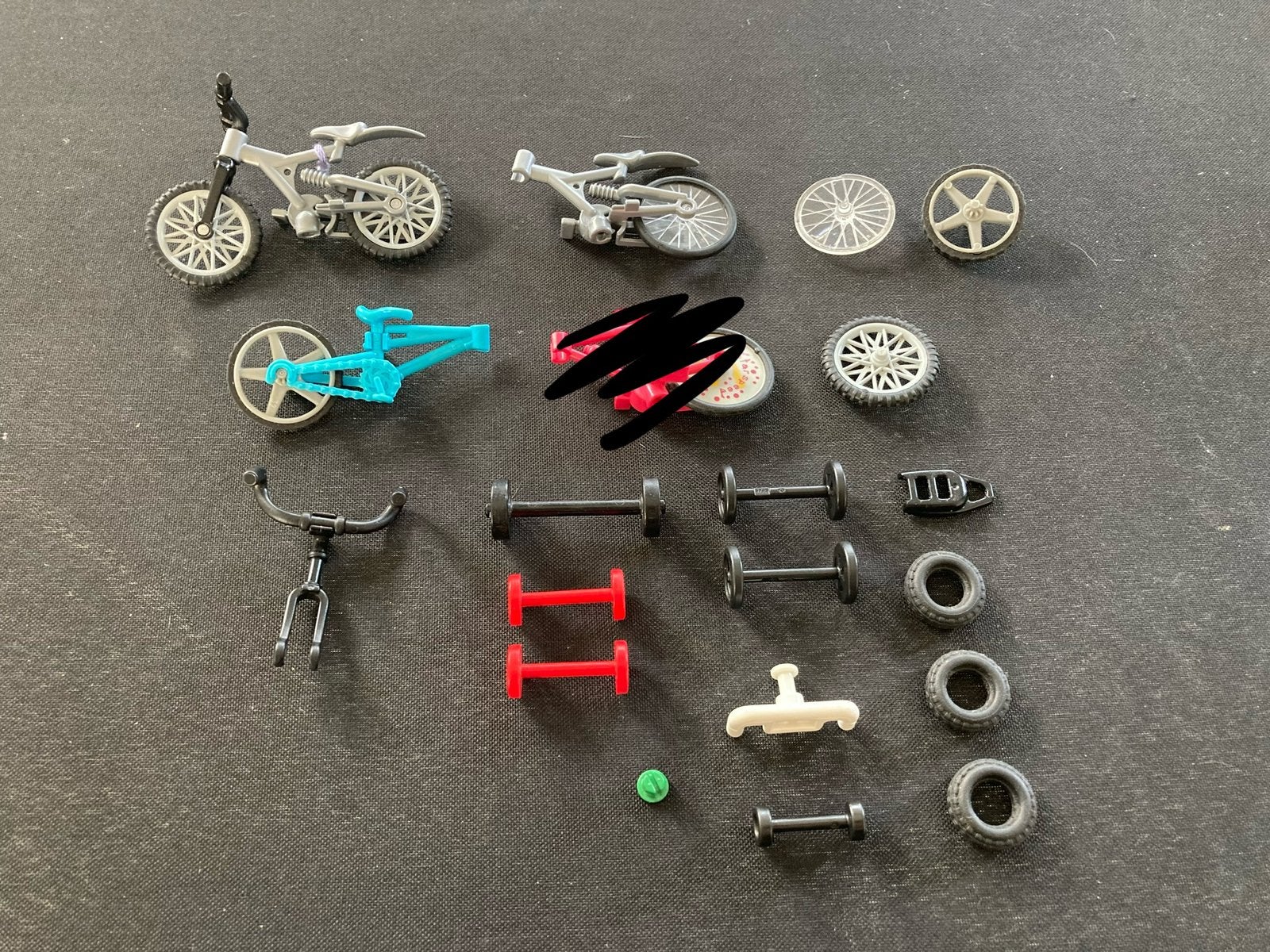 Playmobil fiets onderdelen., Ophalen of Verzenden, Zo goed als nieuw