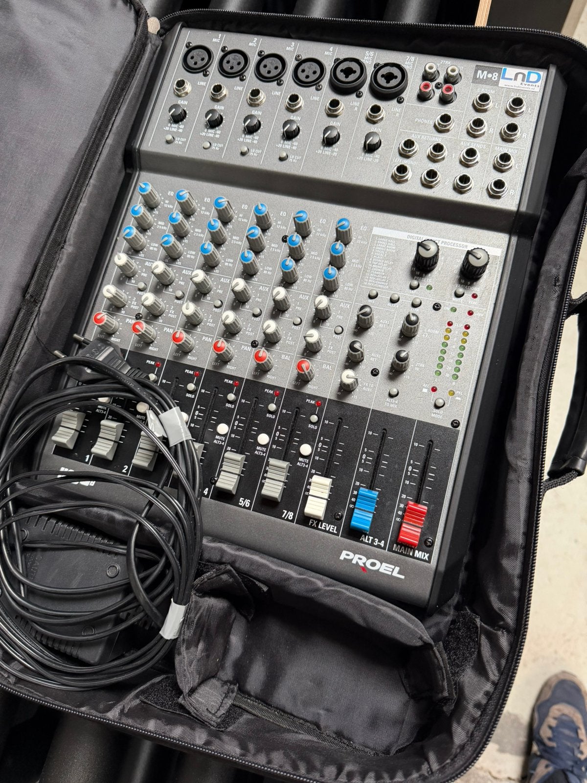 Proel M8 USB mixer, Ophalen of Verzenden, Zo goed als nieuw