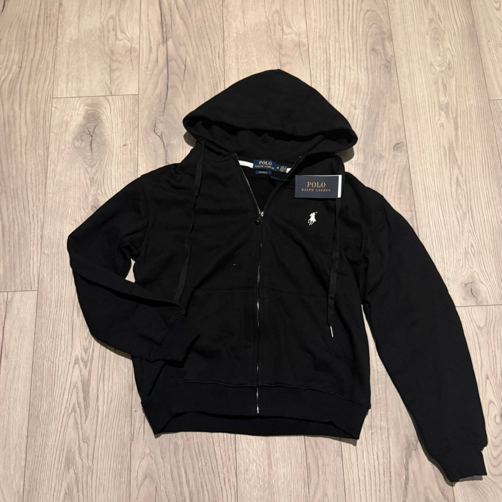 Polo Ralph Lauren Zip Hoodie, Ophalen of Verzenden, Nieuw, Maat 48/50 (M), Zwart