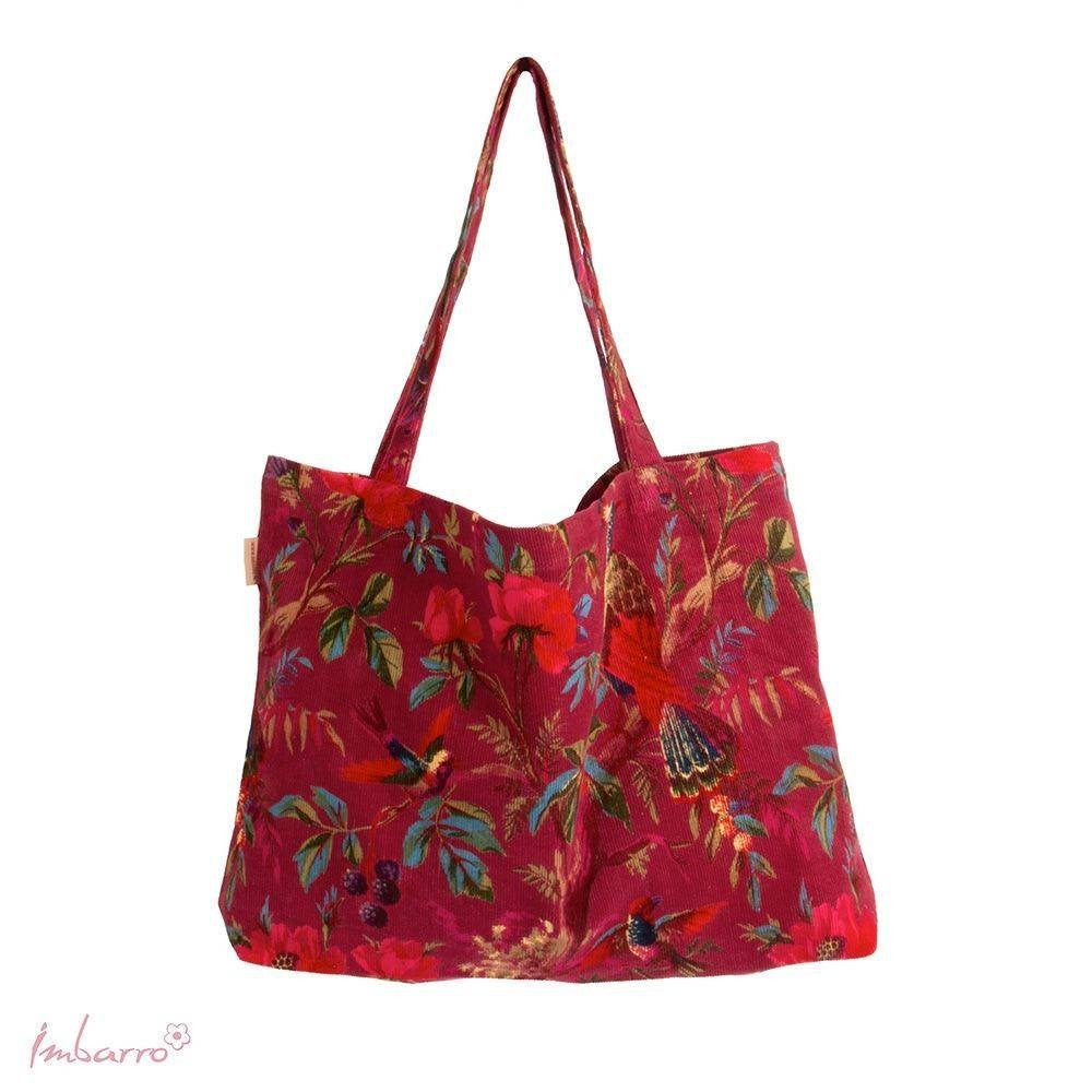 Wijnrode rib tas paradise wine Imbarro, -, -, Shopper, Nieuw